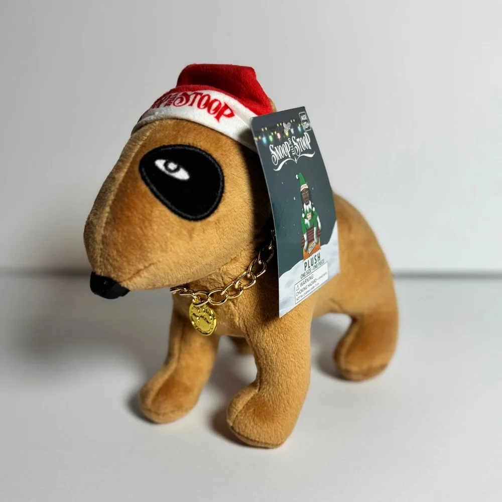 Snoop on the Stoop Dogg A Hood‎ Tradition One Size Dog with GOLD Chain Plush-NEW